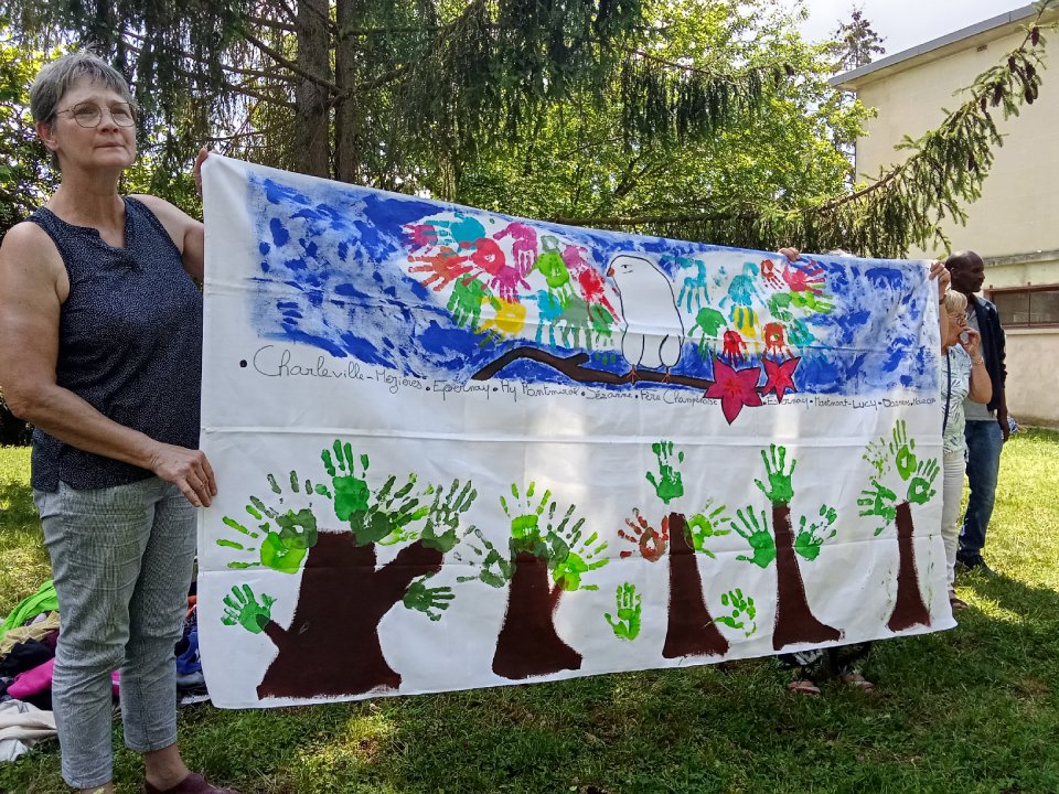 Fresque atelier peinture