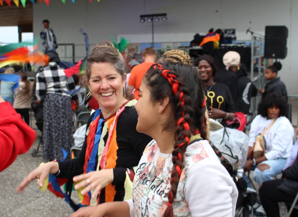 Fête de quartier au Bernon et défilé de costumes
