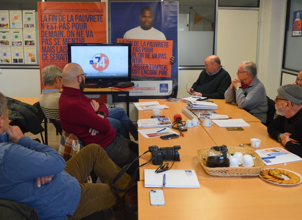 conférence de presse Secours Catholique Marne-Ardennes
